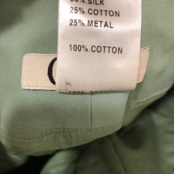 EUC Size 36 (US 2-4) Chloé Green Embroidered Skirt - Picture 6 of 6